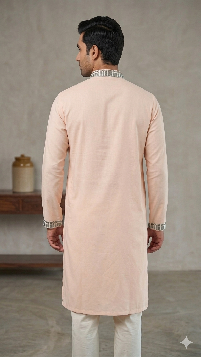 Luxury Armani  Kurta & Premium Mirror Work with korean pant