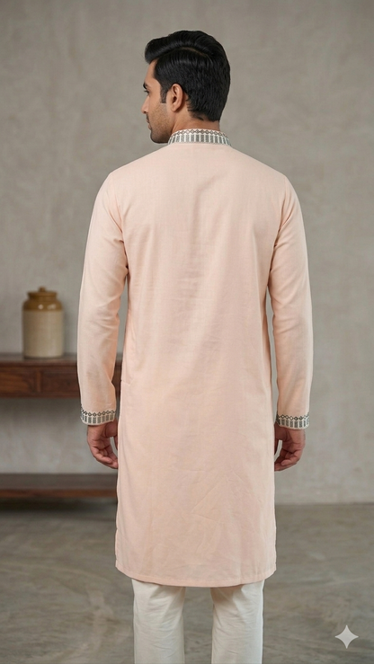 Luxury Armani  Kurta & Premium Mirror Work with korean pant