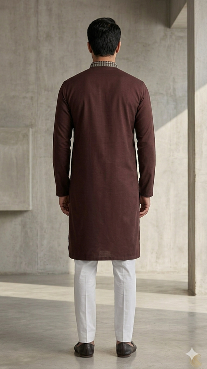 Luxury Armani  Kurta & Premium Mirror Work with korean pant