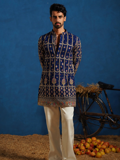 LUXURY Mid Short Kurta With Korean Pant