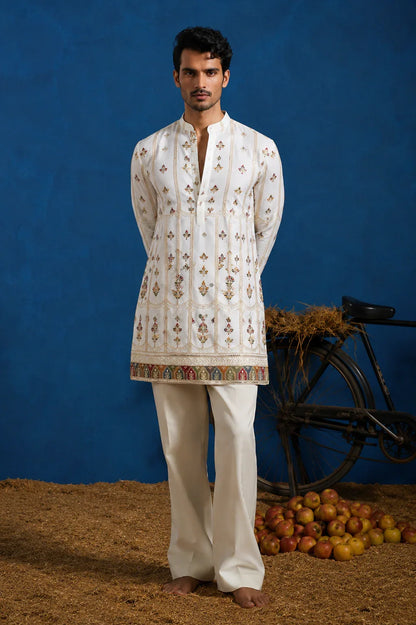 LUXURY Mid Short Kurta With Korean Pant