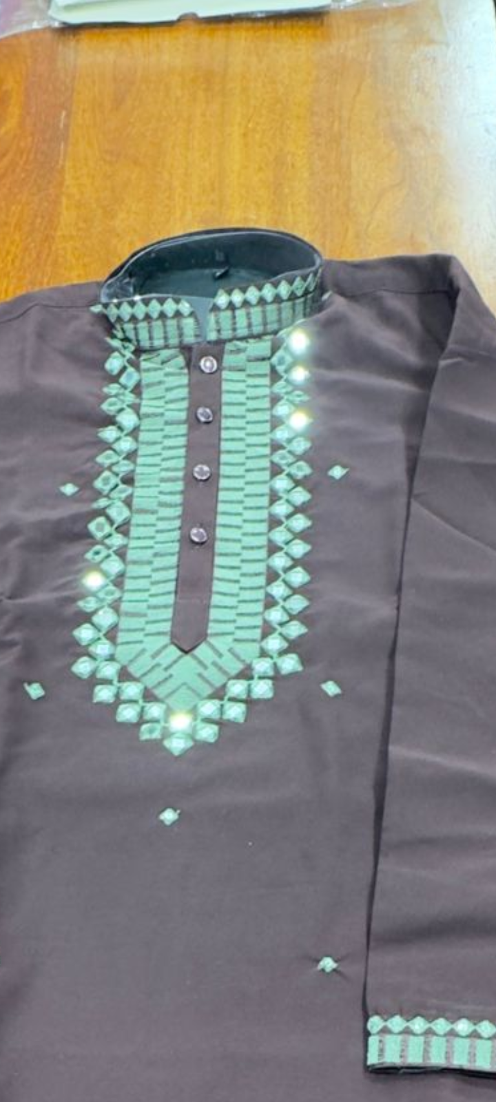 Luxury Armani  Kurta & Premium Mirror Work with korean pant