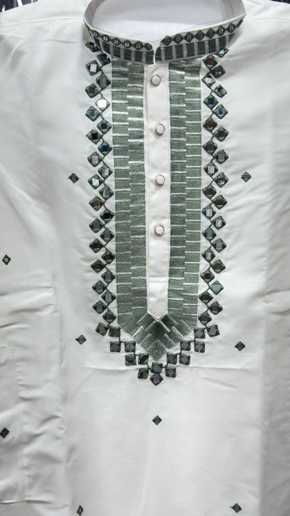 Luxury Armani  Kurta & Premium Mirror Work with korean pant