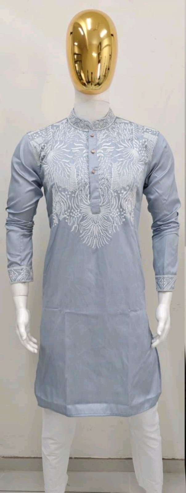 Embroidered Kurta Pajama Set for Men