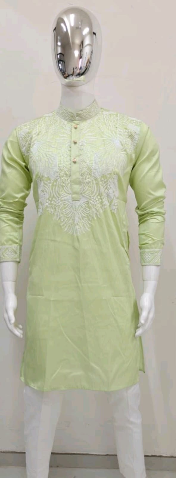 Embroidered Kurta Pajama Set for Men