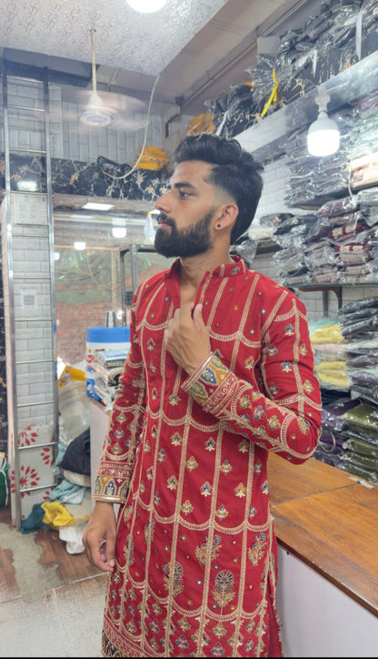 LUXURY Mid Short Kurta With Korean Pant