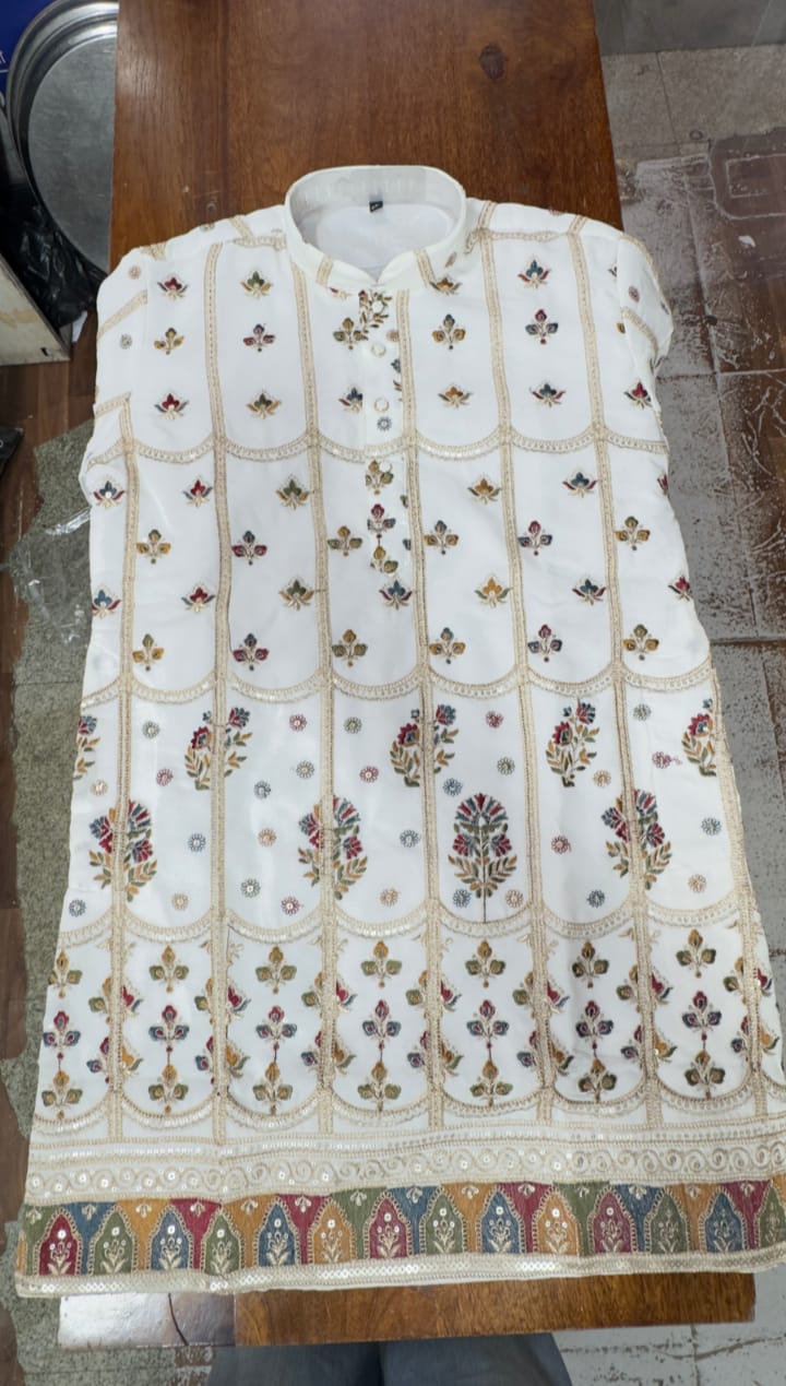 LUXURY Mid Short Kurta With Korean Pant