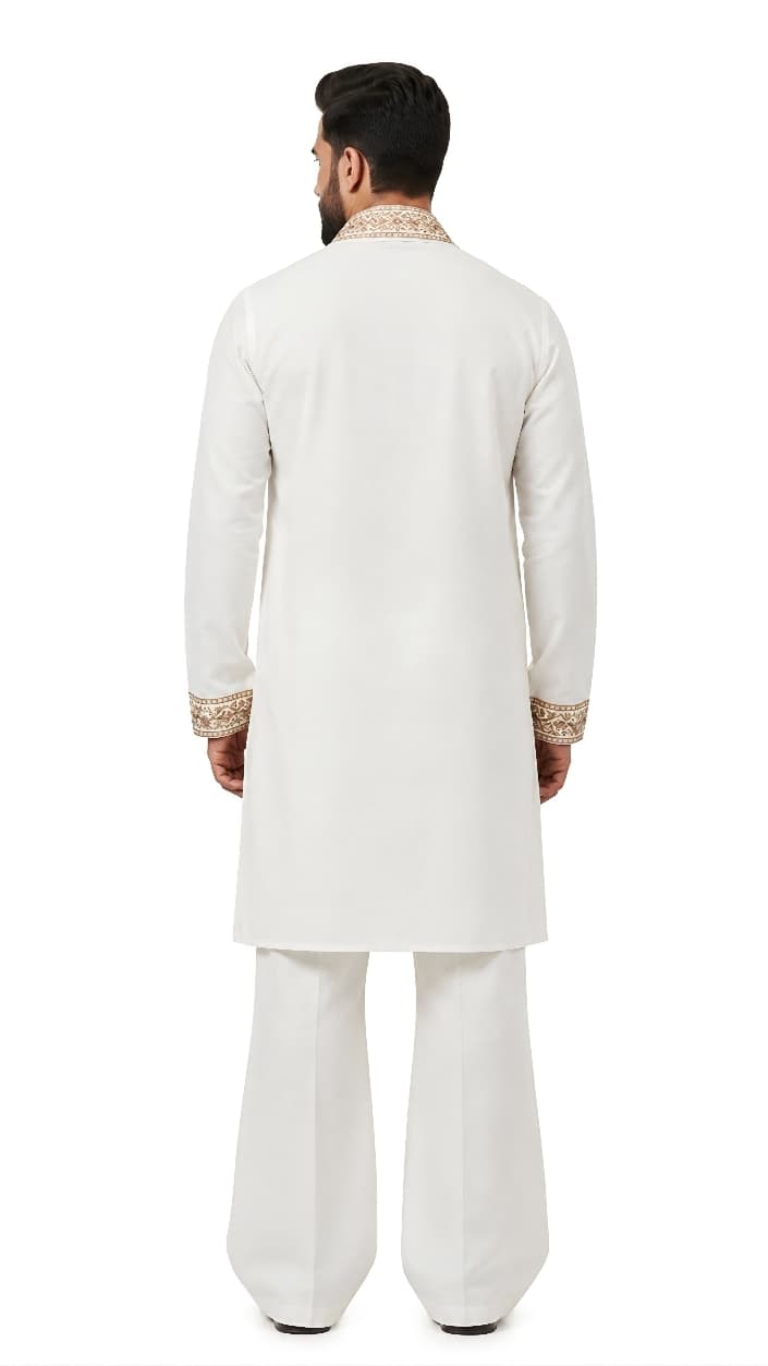 Viral Elvish Yadav 3-Piece Kurta Set with Shall