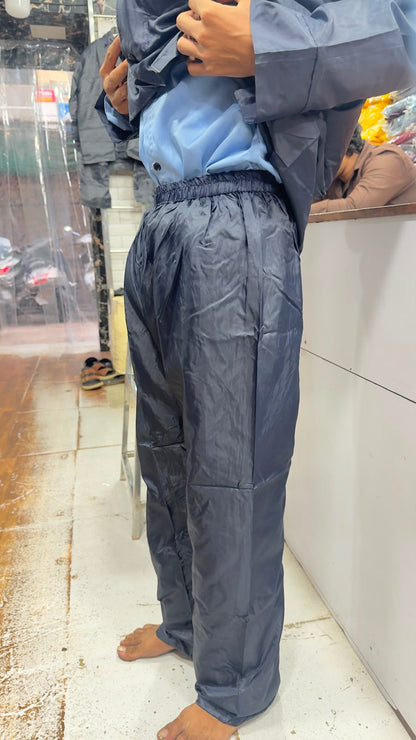 Premium Waterproof Raincoat for Men & Boys – Black